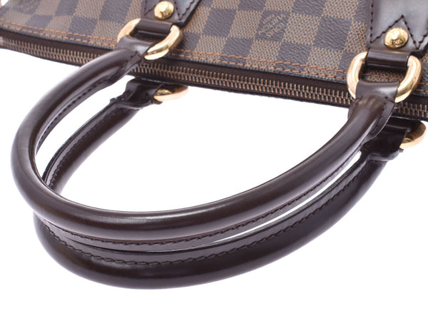 Louis Vuitton Damier Saleya PM Brown N51183 Women's Genuine Leather Handbag AB Rank LOUIS VUITTON Used Ginzo
