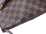 Louis Vuitton Damier Saleya PM Brown N51183 Women's Genuine Leather Handbag AB Rank LOUIS VUITTON Used Ginzo