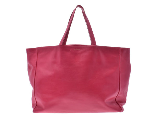 YVES SAINT LAURENT Yves Saint-Laurent pink lady scarf tote bag B rank used silver storehouse