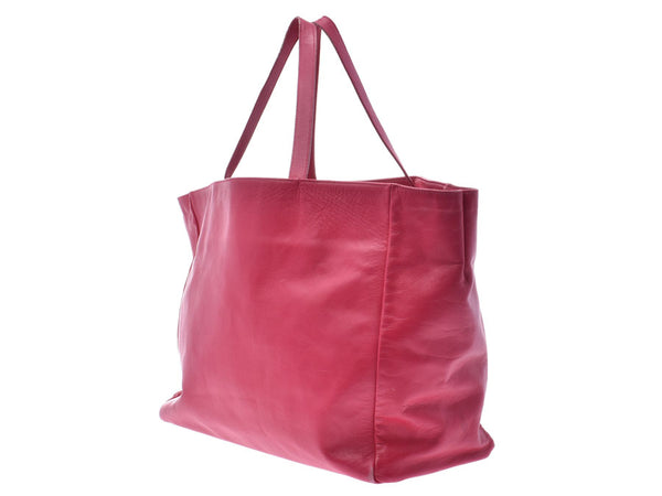 YVES SAINT LAURENT Yves Saint-Laurent pink lady scarf tote bag B rank used silver storehouse