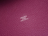 Hermes Picotan Rock GM Tosca SV Metal Fittings X Engraved Women's Trion Clemens Handbag A Rank Beautiful Goods HERMES Used Ginzo