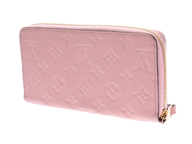 Louis Vuitton Anplant Zippy Wallet Rose Poodle M64090 Women's Long Wallet AB Rank LOUIS VUITTON Used Ginzo