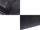 Chanel Executive Tote Black SV Hardware Ladies 2WAY Bag Soft Caviar Skin AB Rank CHANEL Strap Used Ginzo