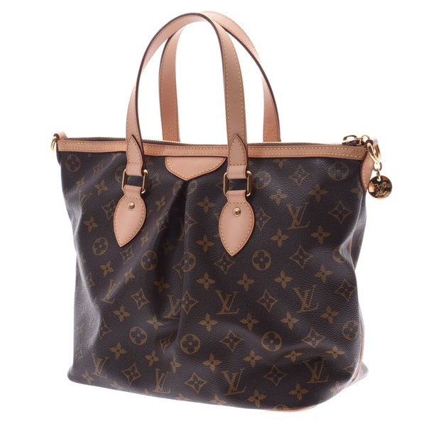 ルイヴィトン モノグラム パレルモPM ブラウン M40145 レディース 本革