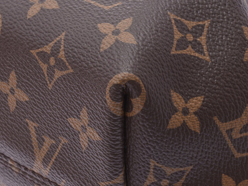 Louis Vuitton Monogram Tulle PM brown m48813 women's leather 2WAY Handbag NEW