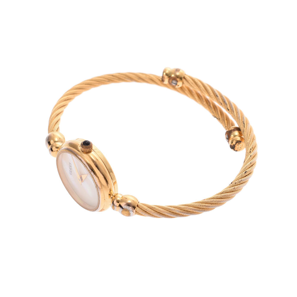 GUCCI グッチバングルタイプレディース GP 腕時計 2700.2L中古 