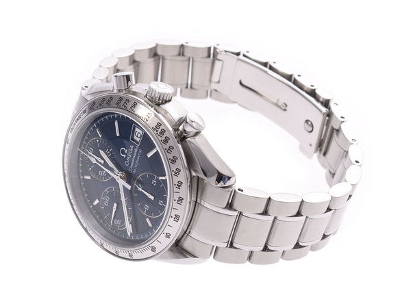 Omega speed master date blue dial 3513.80 Mens SS Automatic Watch