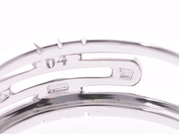 ブルガリ ニューパレンテシ リング #64 メンズ レディース WG 7.8g 指輪 Aランク 美品 BVLGARI 中古 銀蔵