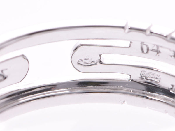 ブルガリ ニューパレンテシ リング #64 メンズ レディース WG 7.8g 指輪 Aランク 美品 BVLGARI 中古 銀蔵