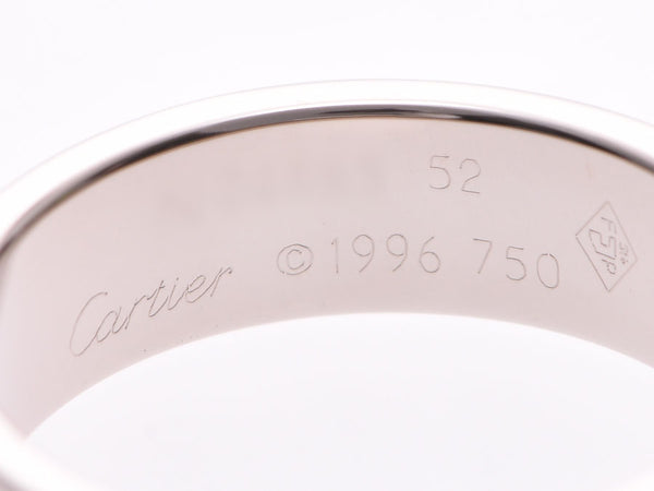 Cartier Lovelling #52 Men' s Ladies: WG 6.6g Ring A Rank: CARTIER Gara Used Ginzo
