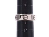 カルティエ ラブリング #49 レディース WG 8.0g 指輪 Aランク 美品 CARTIER 中古 銀蔵