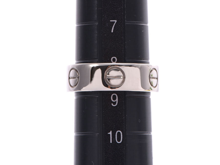 カルティエ ラブリング #49 レディース WG 8.0g 指輪 Aランク 美品