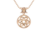 Celine Necklace Women's YG Diamond 4.8g A Rank Beauty CELINE Used Ginzo
