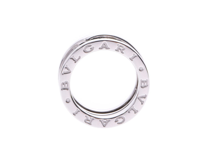 ブルガリ B-ZEROリング サイズS #49 レディース WG 10.1g 指輪 Aランク 美品 BVLGARI 中古 銀蔵