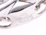ネックレス 梟モチーフ レディース メンズ K18WG パール ダイヤ0.05ct 20.1g Aランク 美品 中古 銀蔵