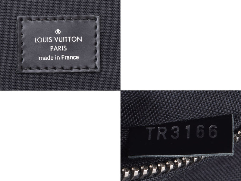 Louis Vuitton Graffiti Christopher PM Christopher Nemes Black N41709 Men's Genuine Leather Daypack Backpack A Rank Good Condition LOUIS VUITTON Used Ginzo