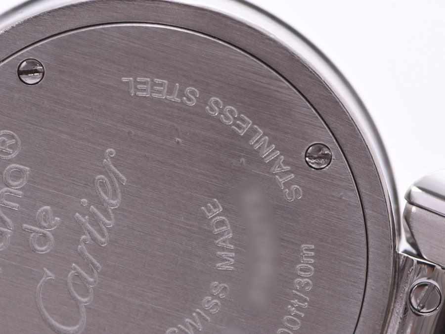 カルティエ ミスパシャ ピンク文字盤 レディース SS クオーツ 時計 A