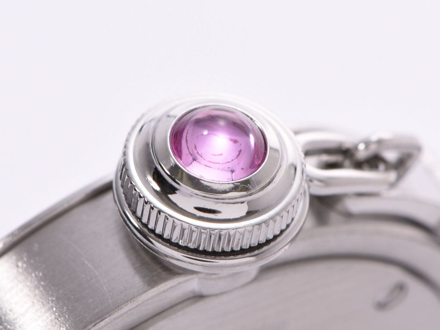 【箱付】 カルティエ ミスパシャ ピンク文字盤 稼働品 クォーツ ラグジュアリー 箱付】 カルティエ ミスパシャ ピンク文字盤 稼働品 クォーツ