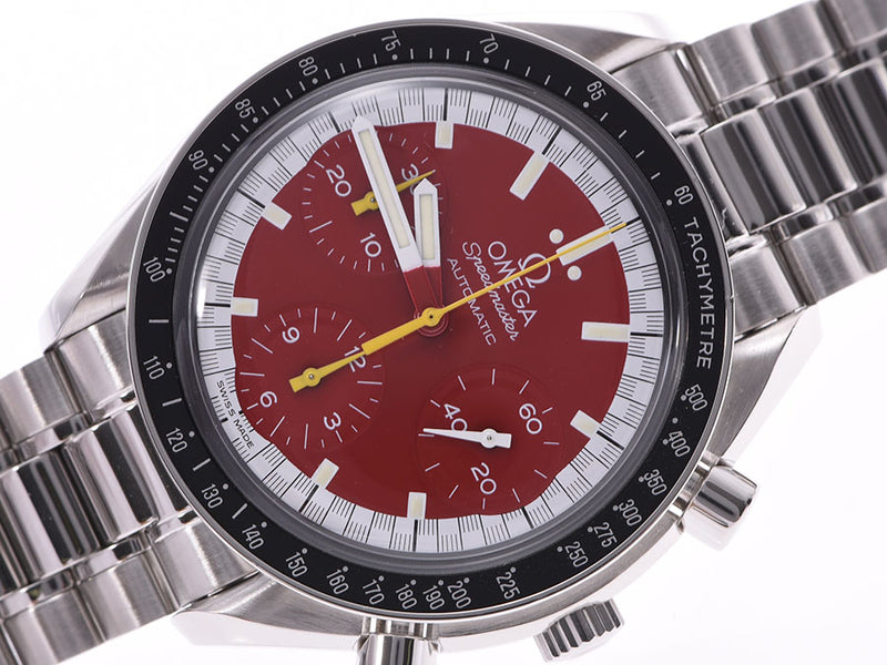 Omega Speedmaster 3510.61 Schumacher Red Dial Men's SS Automatic Winding Watch A Rank Beauty OMEGA Used Ginzo