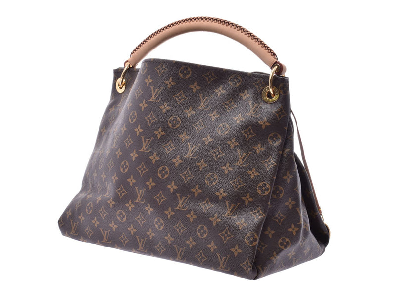 Louis Vuitton Monogram Arty MM Brown M40249 Ladies Genuine Leather One Shoulder Bag A Rank LOUIS VUITTON Used Ginzo