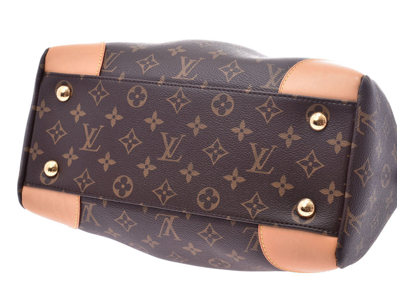 ルイヴィトン モノグラム セギュール ブラウン M41632 レディース 本革 2WAYハンドバッグ Aランク LOUIS VUITTON ストラップ付 中古 銀蔵