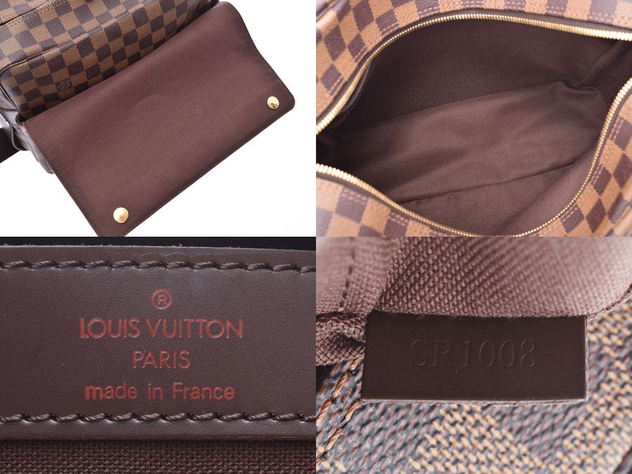 ルイヴィトン ダミエ ナヴィグリオ ブラウン N45255 メンズ レディース 本革 ショルダーバッグ Aランク LOUIS VUITTON –  銀蔵オンライン