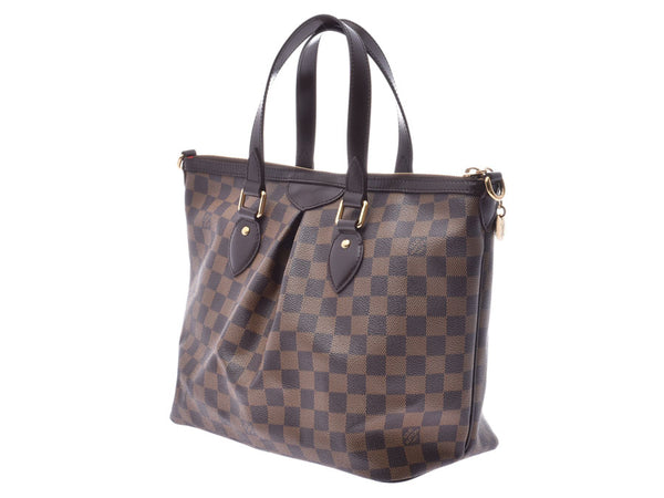 Louis Vuitton Damier Palermo PM SP Order Brown N48216 Women's Genuine Leather 2WAY Bag A Rank Beautiful Goods LOUIS VUITTON Strap With Used Ginzo