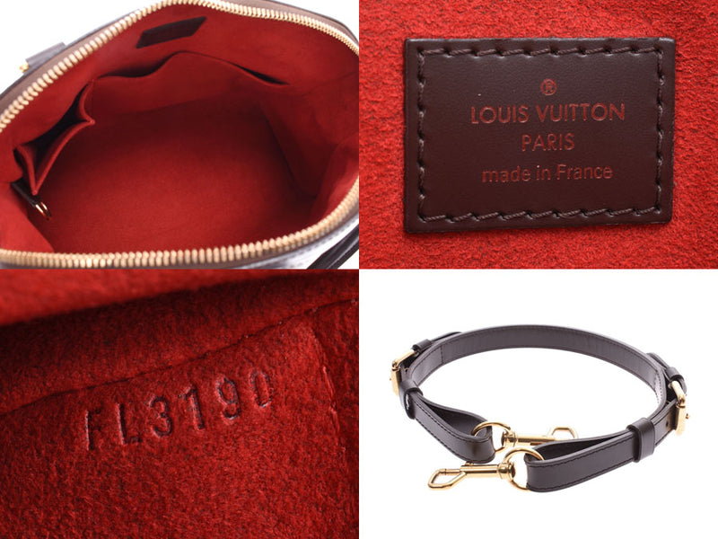 LOUIS VUITTON Louis Vuitton Damier Trevi PM 2WAY Bag Brown N51997 Ladies Damier Canvas Leather Handbag AB Rank Used Ginzo