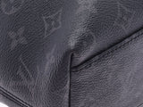 ルイヴィトン エクリプス エクスプローラートート 黒 M40567 メンズ 本革 2WAYバッグ Aランク 美品 LOUIS VUITTON ストラップ付 中古 銀蔵