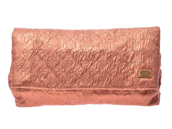 Louis Vuitton Monogram limelight clutch GM bronze m95572 Unisex clutch bag AB rank Silver