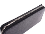 Louis Vuitton Zippy Wallet Black M58412 Ladies Men Taurillon Leather Long Wallet A Rank Good Condition LOUIS VUITTON Used Ginzo