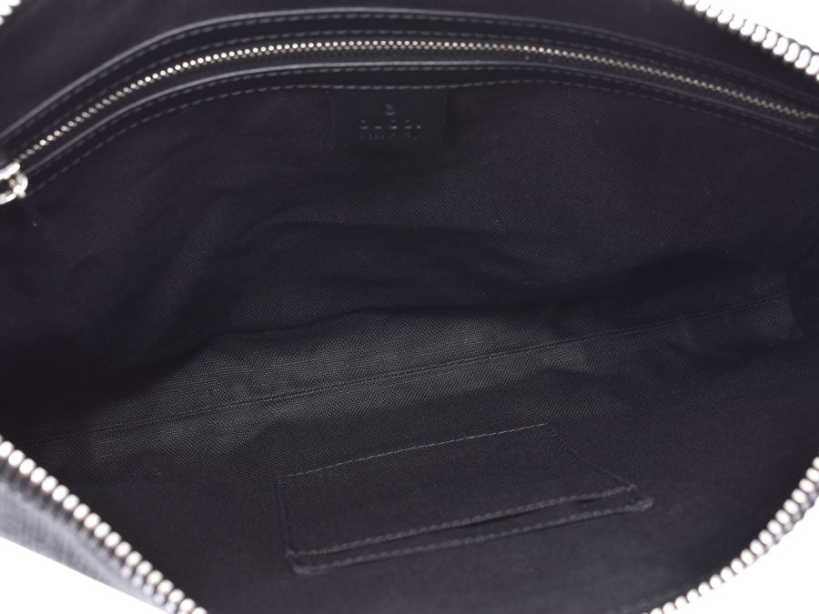 グッチ GGスプリーム メッセンジャーバッグ 黒 メンズ PVC ショルダー