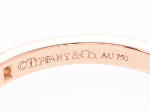Tiffany Sorrest Half Circle Ring #8 Ladies PG Diamond 1.8g A Rank A Rank, TIFFANY&CO Box Used Silver Mall