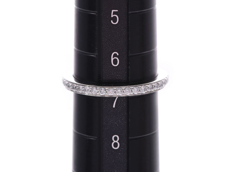 卡地亚Full Eternal Ring＃7 Ladies PT950 Diamond 2.5g Ring A Rank状态良好CARTIER盒二手Ginzo