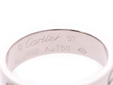 カルティエ ラブリング #57 メンズ レディース WG 6.7g 指輪 Aランク 美品 CARTIER ギャラ 中古 銀蔵