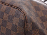 Louis Vuitton Damier Neverfull MM Brown N51105 Ladies Genuine Leather Tote Bag AB Rank LOUIS VUITTON Used Ginzo