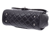 Chanel Matrasse Bowling Bag Black SV Hardware Ladies Lambskin Shoulder Bag A Rank Good Condition CHANEL Used Ginzo