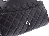 Chanel Matrasse Bowling Bag Black SV Hardware Ladies Lambskin Shoulder Bag A Rank Good Condition CHANEL Used Ginzo