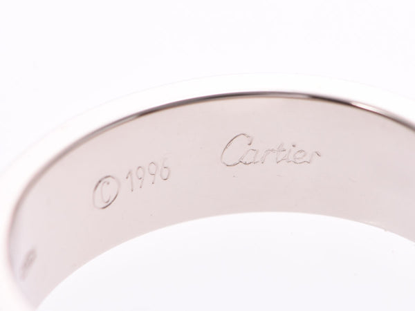 Cartier Love Ring #57 Men's Women's WG 9.5g Ring A Rank Beauty CARTIER Used Ginzo