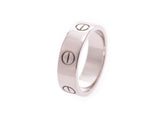 Cartier Love Ring #57 Men's Women's WG 9.5g Ring A Rank Beauty CARTIER Used Ginzo