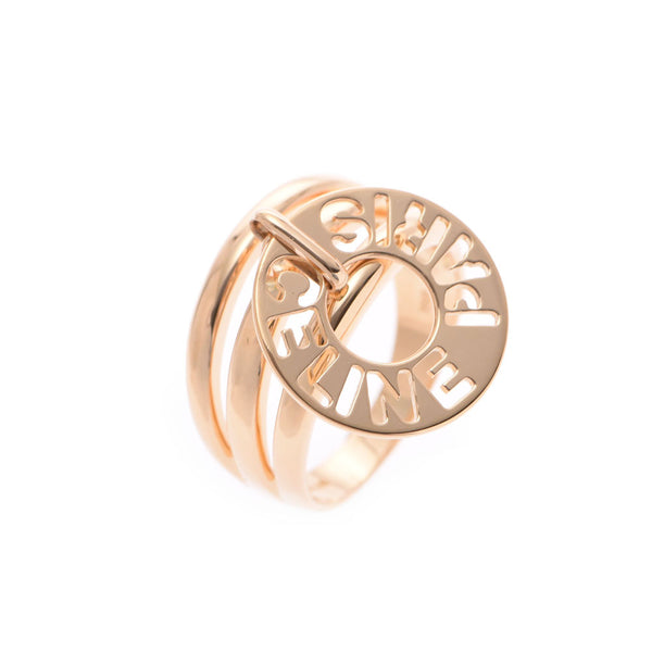 CELINE Celine Ladies K18 Yellow Gold Ring/Ring No.14 Used