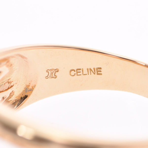 CELINE Celine Ladies K18 Yellow Gold Ring/Ring No.14 Used