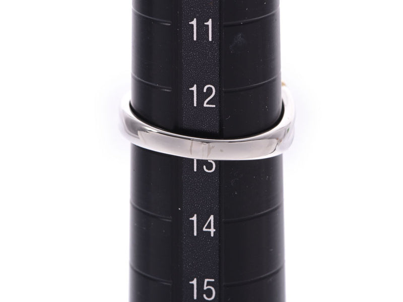 リング #13 レディース PT850/K18 ダイヤ1.02t 6.5g 指輪 Aランク 美品 中古 銀蔵