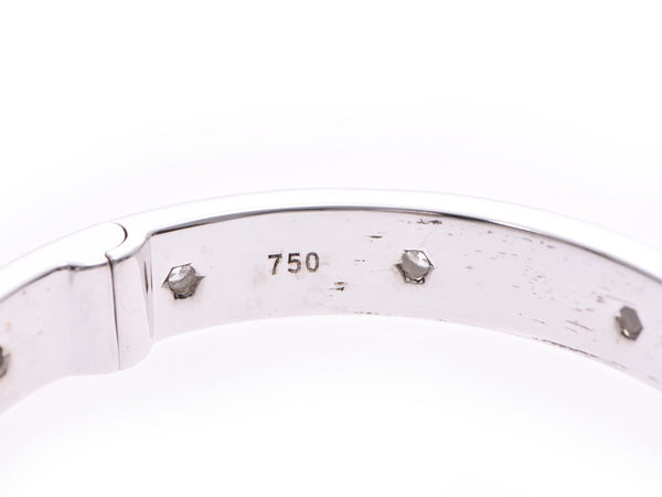 Bracelet Bis Motif #16 Women's Men's K18WG/Diamond 40.5g Used Ginzo