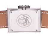 Hermes Beltwatch White Dial BE1.210 Women's SS/Leather Quartz Watch A Rank HERMES Used Ginzo