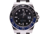 ROLEX ロレックス GMTマスター2 黒/青ベゼル 116710BLNR メンズ SS 腕時計 自動巻き 黒文字盤 Aランク 中古 銀蔵