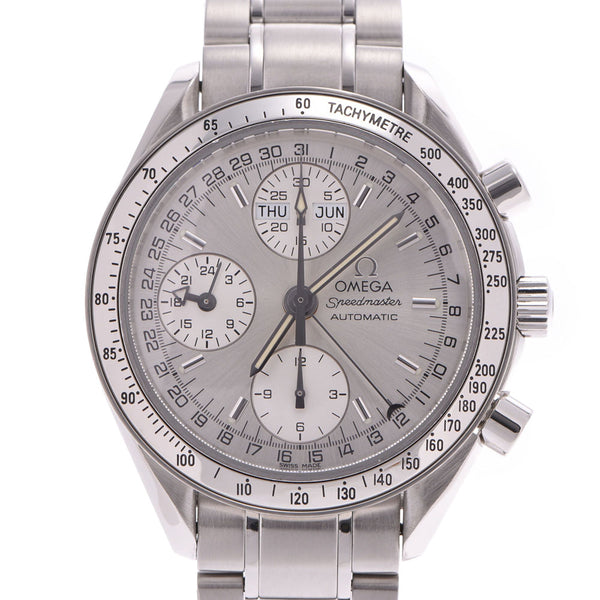 Omega Omega speed master triple calendar 3523.30 Mens SS Watch Automatic Silver Dial