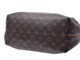 Louis Vuitton Monogram Turen GM Brown M48815 Women's Genuine Leather 2WAY Handbag B Rank LOUIS VUITTON With Strap Used Ginzo