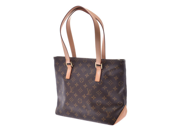 Louis Vuitton Monogram Kava Piano Brown M51148 Women's Genuine Leather Tote Bag A Rank Beauty LOUIS VUITTON Used Ginzo Used