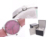 GUCCI Gucci G Timeless 126.5 Ladies SS/Leather Watch Quartz Pink Shell Dial A Rank Used Ginzo